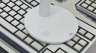 An image showing the base of the Wave Neo microphone with an Elgato logo on it.