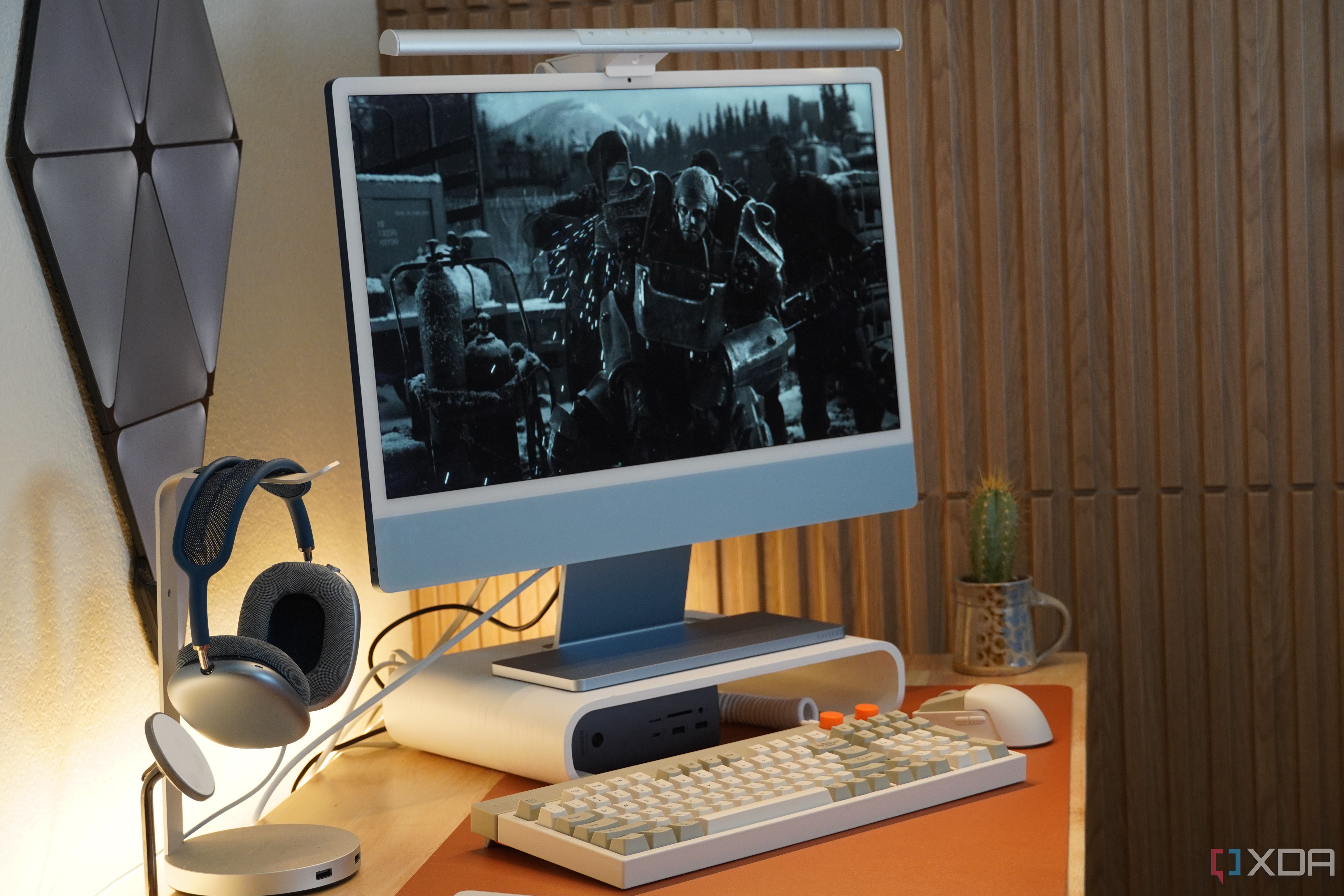Fallout 4 gameplay on an iMac using Whisky.
