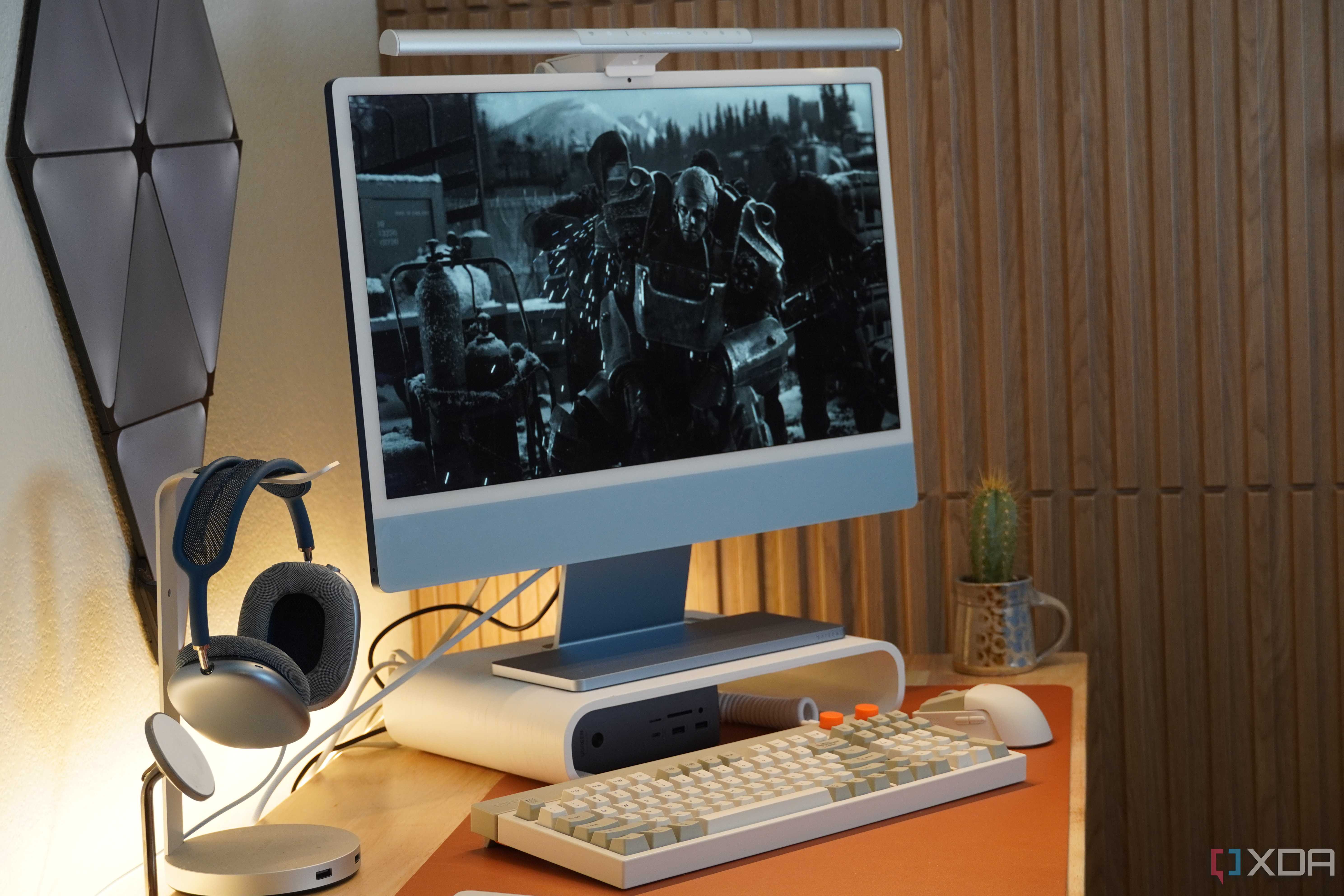 Fallout 4 gameplay on an iMac using Whisky.