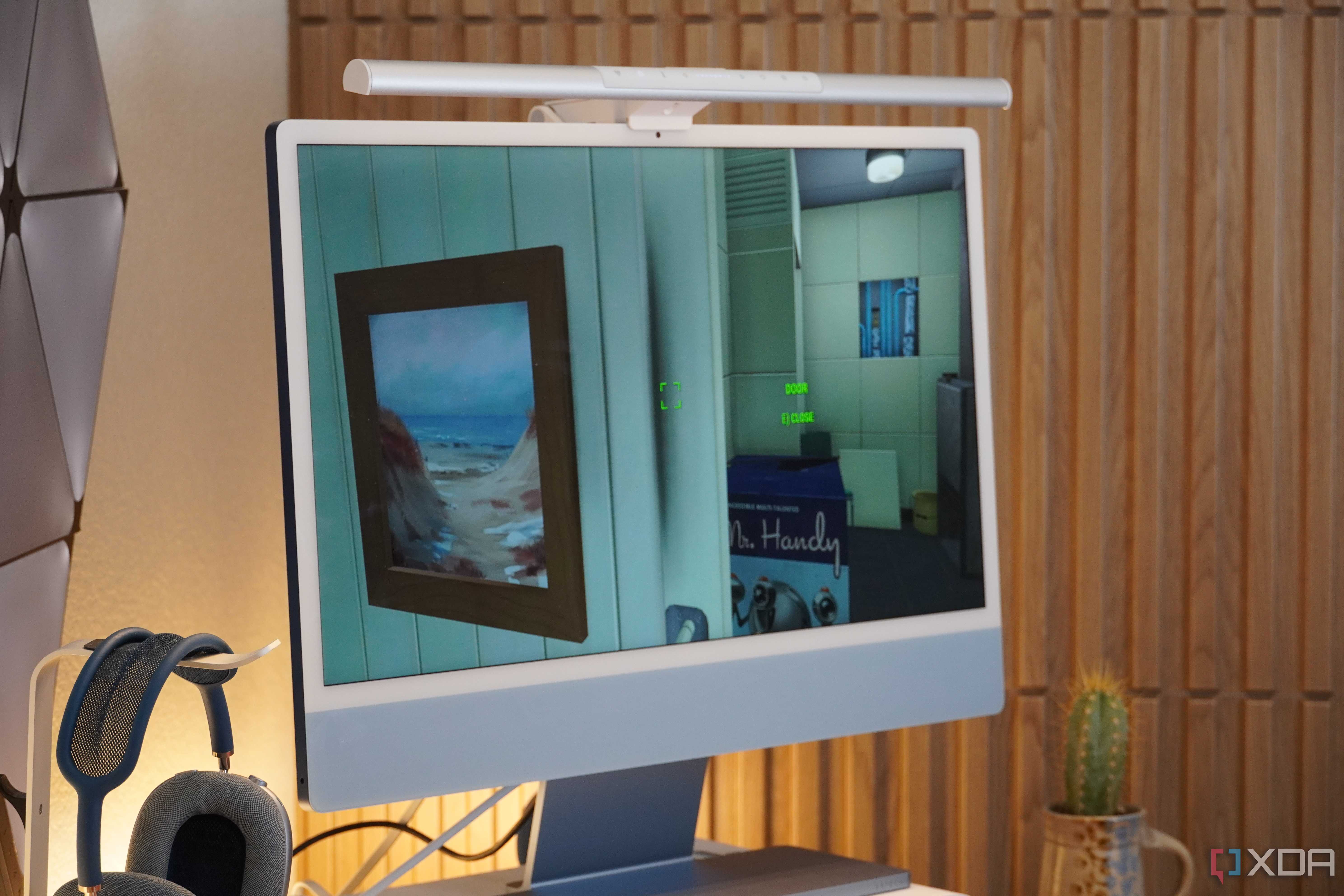 Fallout 4 gameplay on an iMac using Whisky.