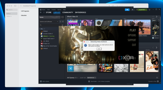 Launching Fallout 4 in the emulated version of Steam via Whisky.