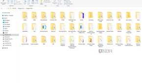 Screenshot of Windows 10 file explorer