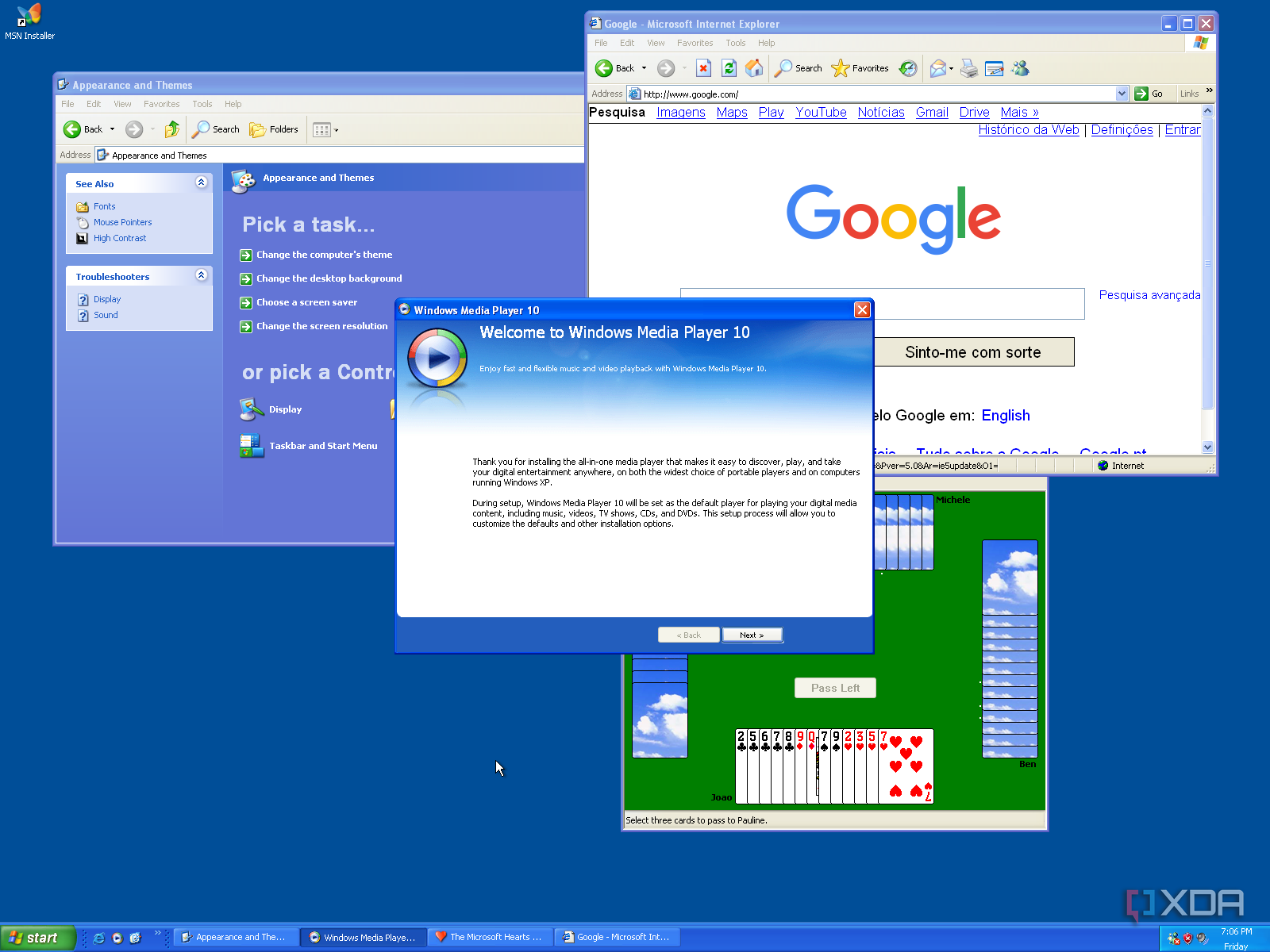 Windows Xp Plus 2 I ran Windows XP for nostalgia, and things have evolved a lot since then