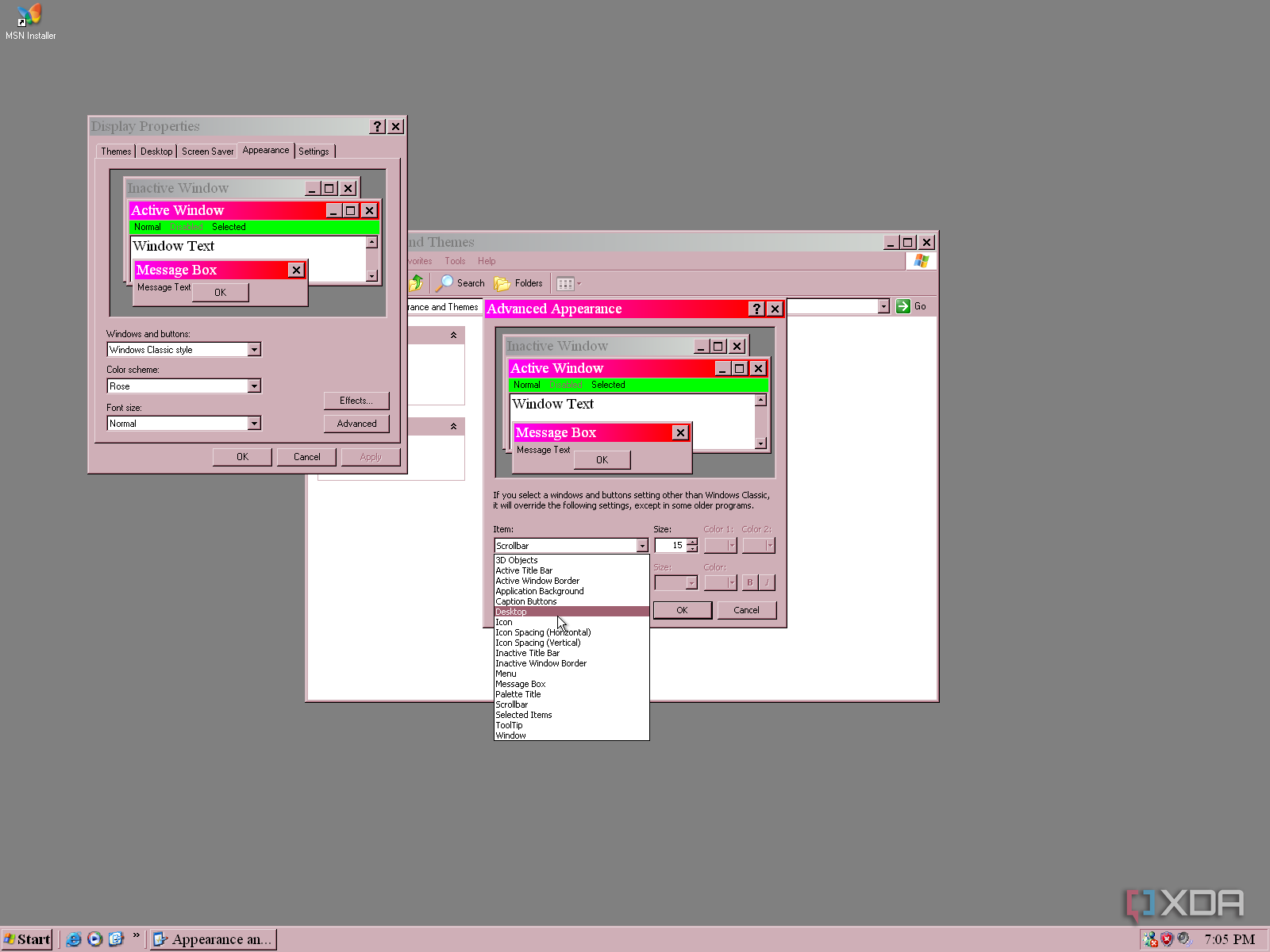 I ran Windows XP for nostalgia, and things have evolved a lot since then