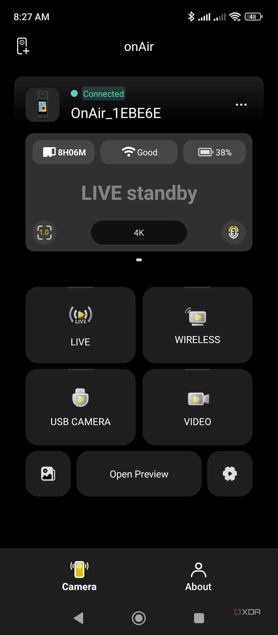The Aicoco onAir app