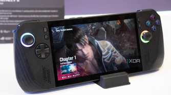 Asus ROG Ally X displaying a menu in Tekken 8