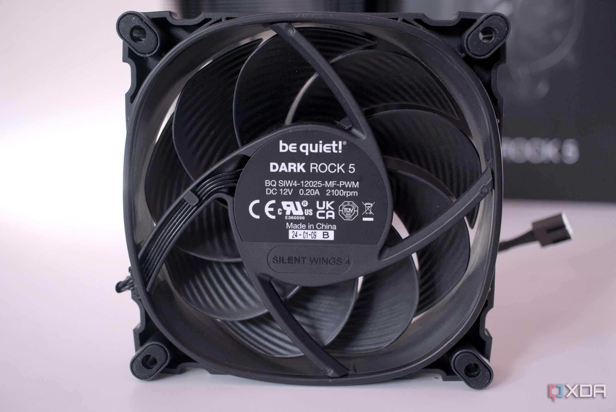 be quiet! Dark Rock 5 fan specs
