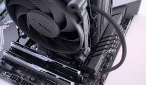 Close-up of the be quiet! Dark Rock 5 cable
