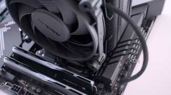 Close-up of the be quiet! Dark Rock 5 cable