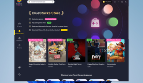 Screenshots of Bluestacks 10 store