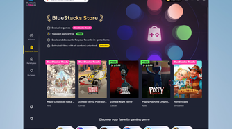 Screenshots of Bluestacks 10 store