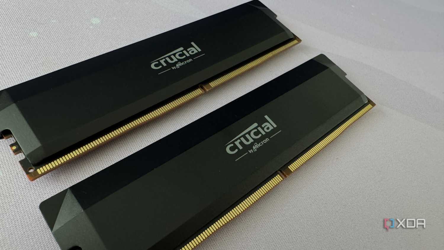 Crucial Pro Overclocking DDR5-6000 RAM kit on Desk Mat
