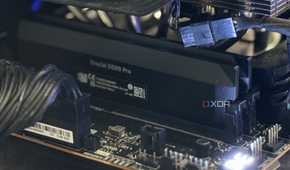 crucial pro overclocking ddr5 modules installed on a motherboard