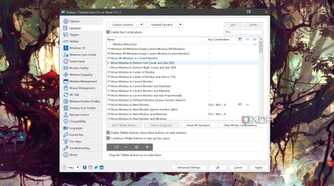 A screenshot of DisplayFusion