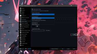 A screenshot of DisplayFusion