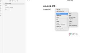 A screenshot showing Obsidian editor