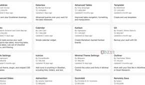A screenshot showing Obsidian Plugins