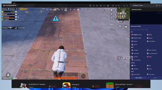 Screenshot of the Gameloop running PUBG Mobile