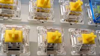 gateron yello switches in keyboard