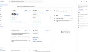 Google Workspace Admin console dashboard