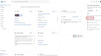 Google Workspace Admin console tools menu