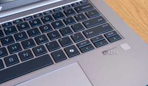 Close-up of the Copilot key on the HP ZBook Firefly 14 G11