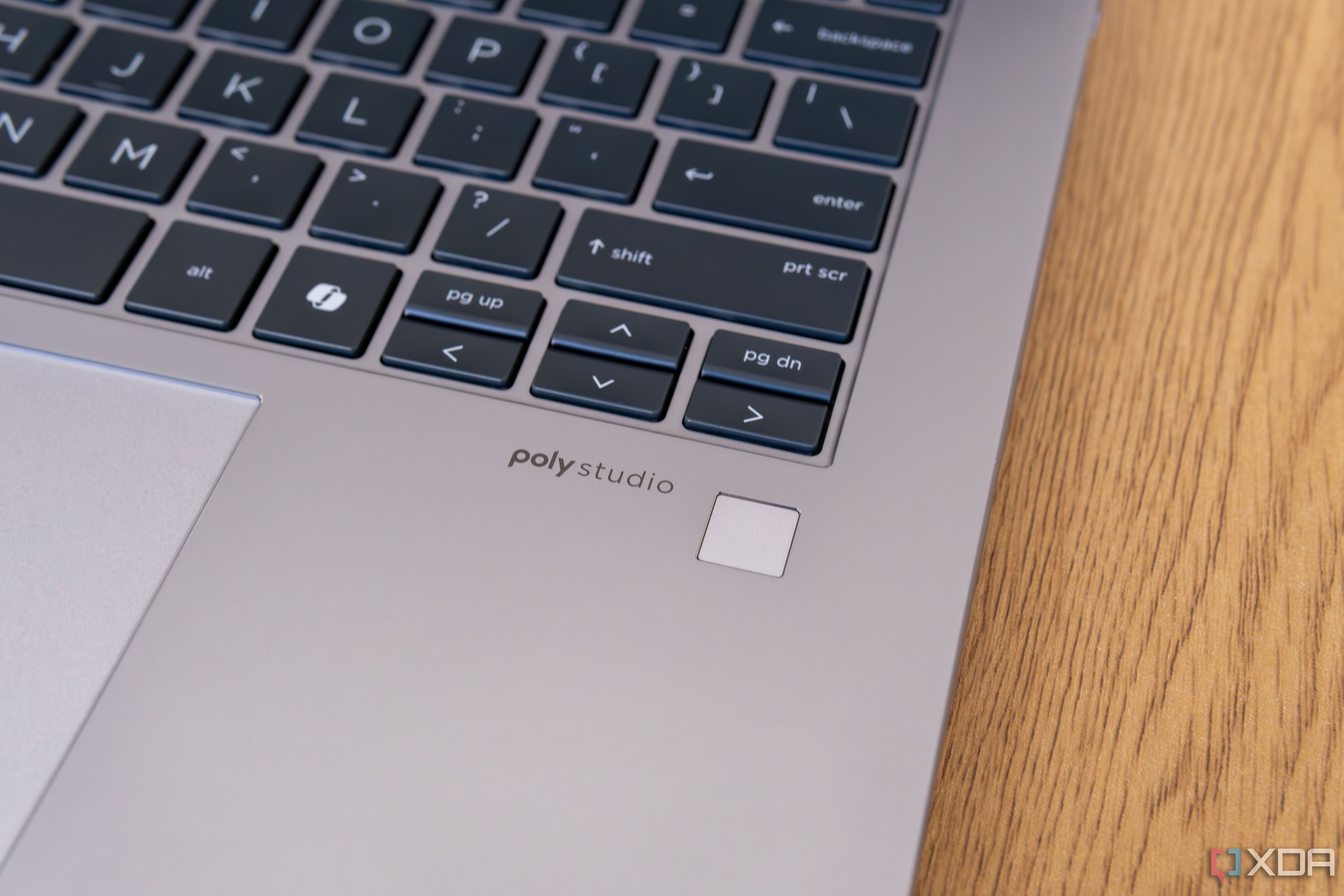 Close-up of the fingerprint reader on the HP ZBook Firefly 14 G11