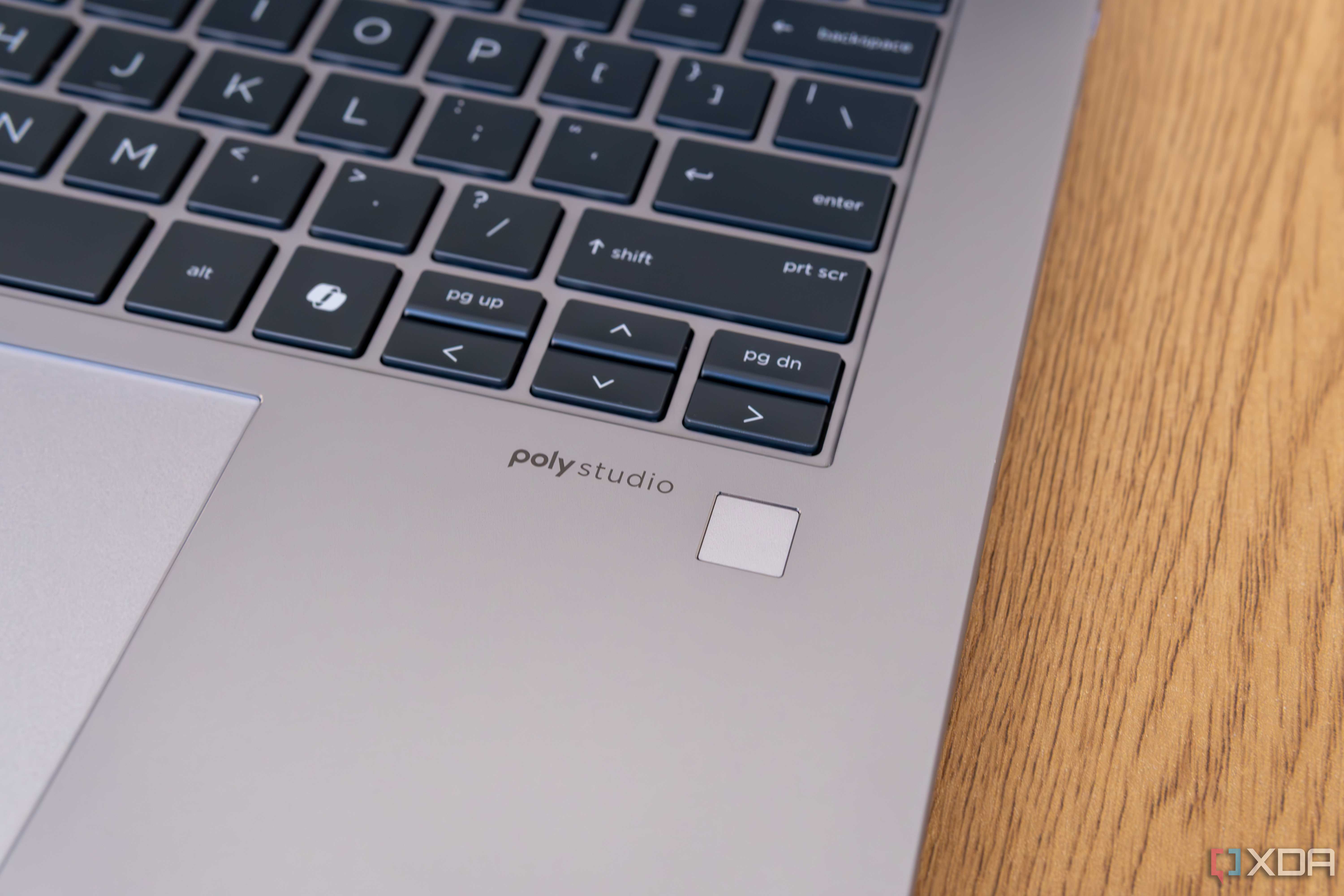 Close-up of the fingerprint reader on the HP ZBook Firefly 14 G11