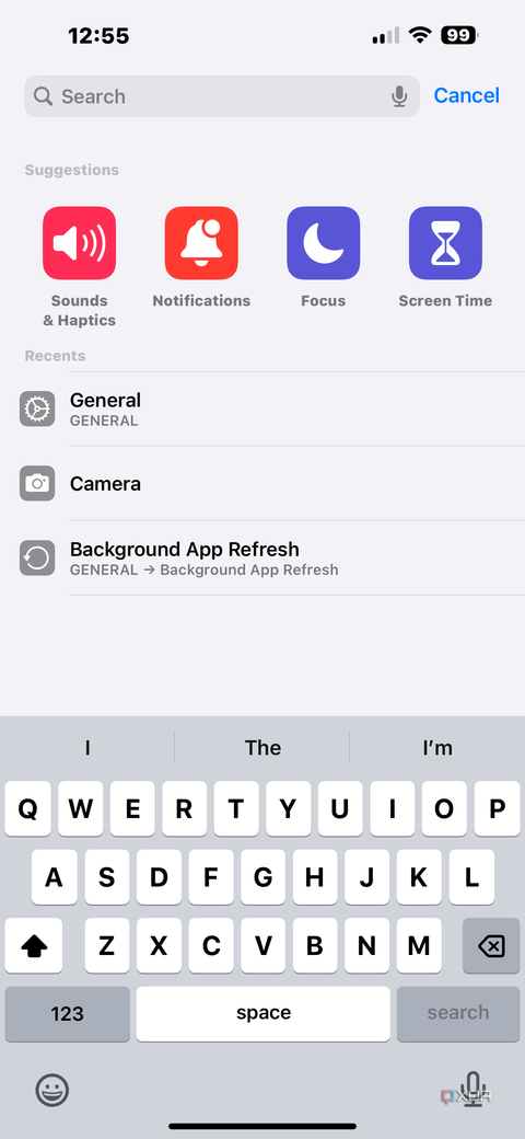 The new Settings app in iOS 18.