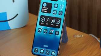 A new iOS 18 Home Screen.