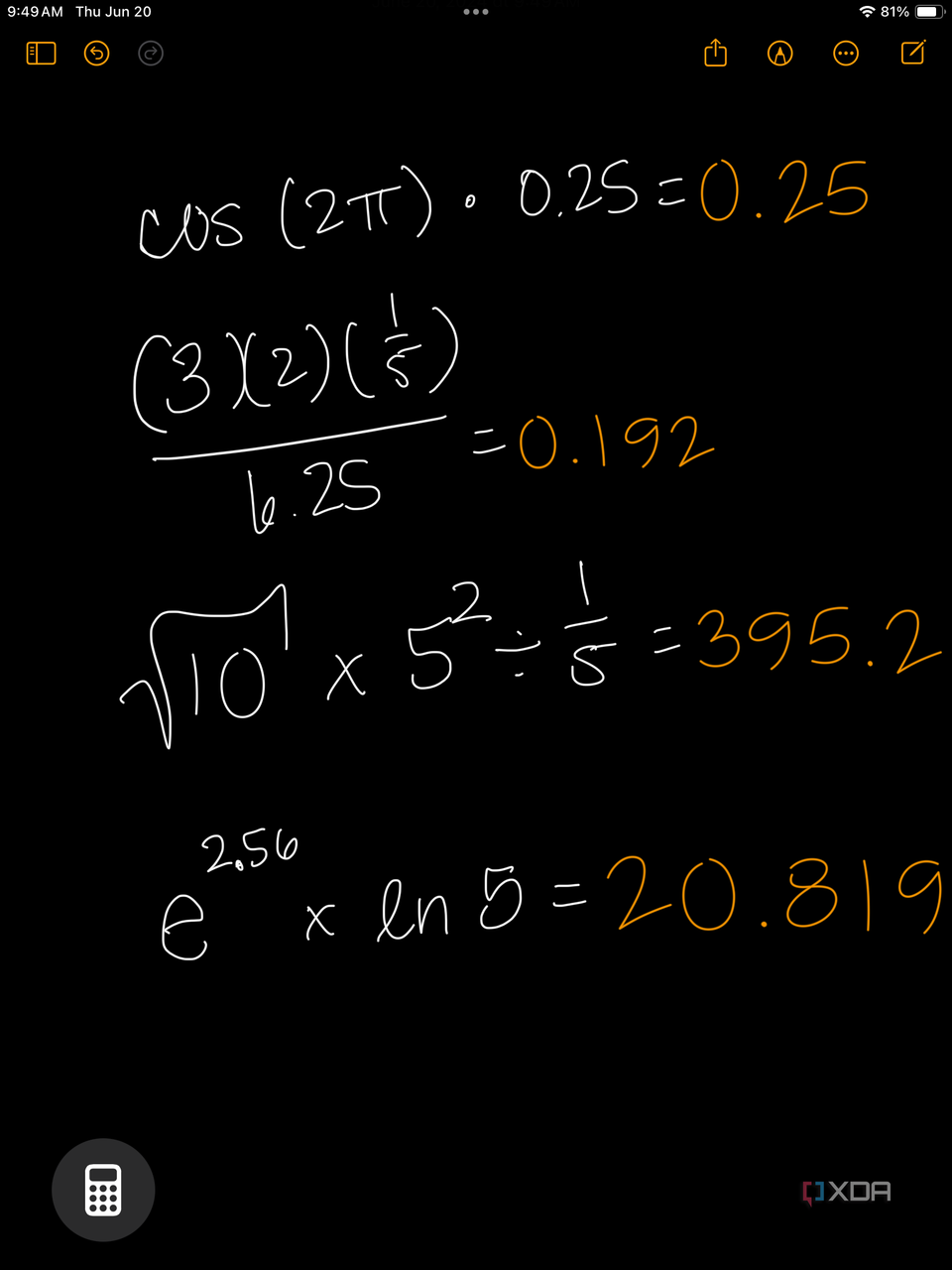 How to use Math Notes in iPadOS 18