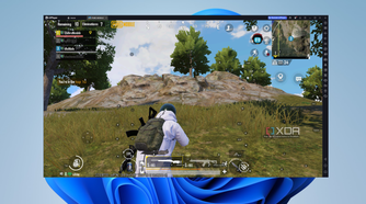 Screenshot of LDPlayer running PUBG Mobile