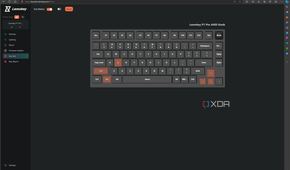 Key test in the Lemokey launcher software
