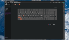 Screenshot of Lemokey key tester for the Lemokey X3