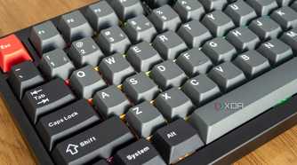 Close-up of the WASD keys on the Lemokey P1 Pro