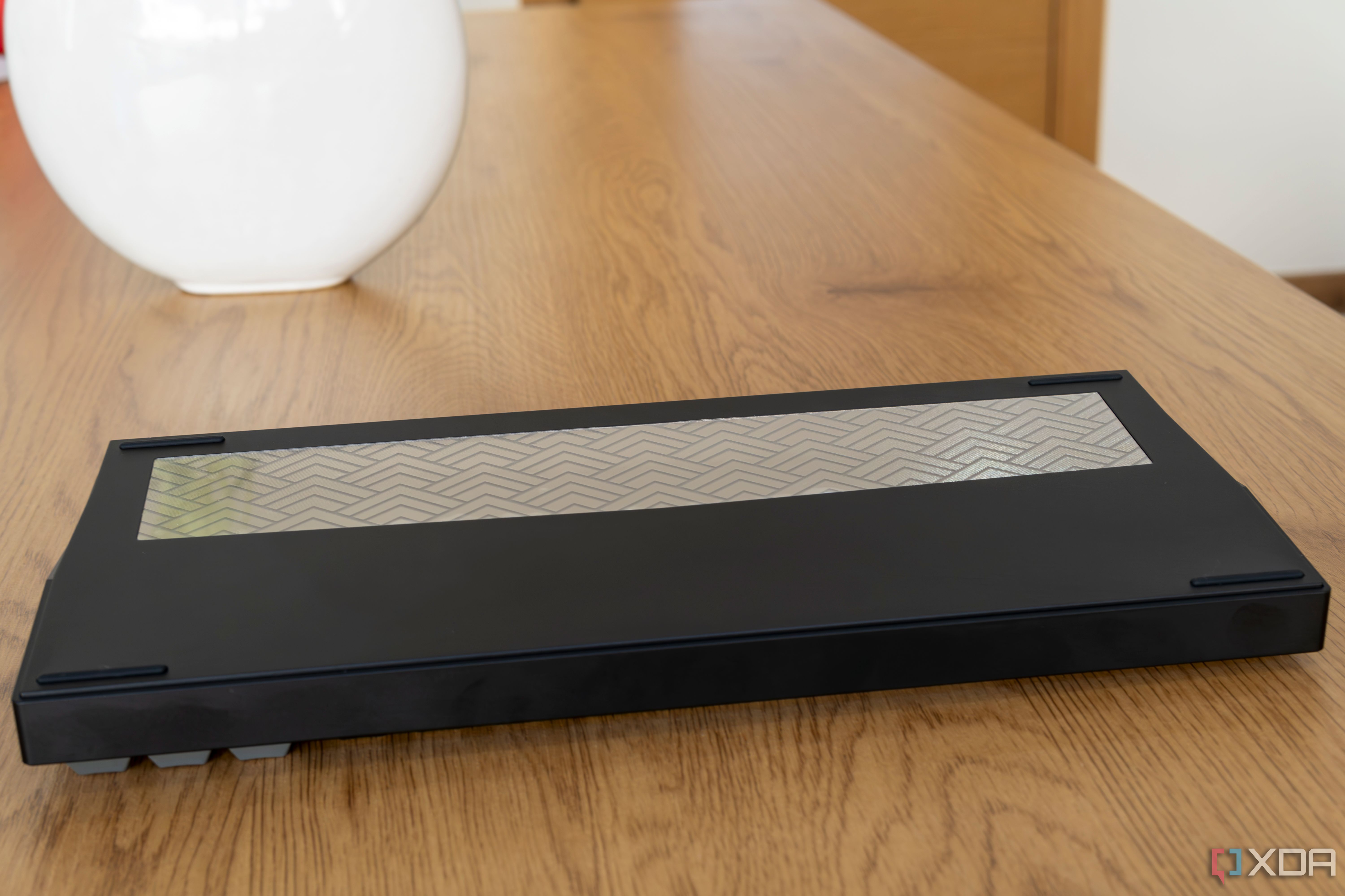 Angled view of the underside of the Lemokey P1 Pro