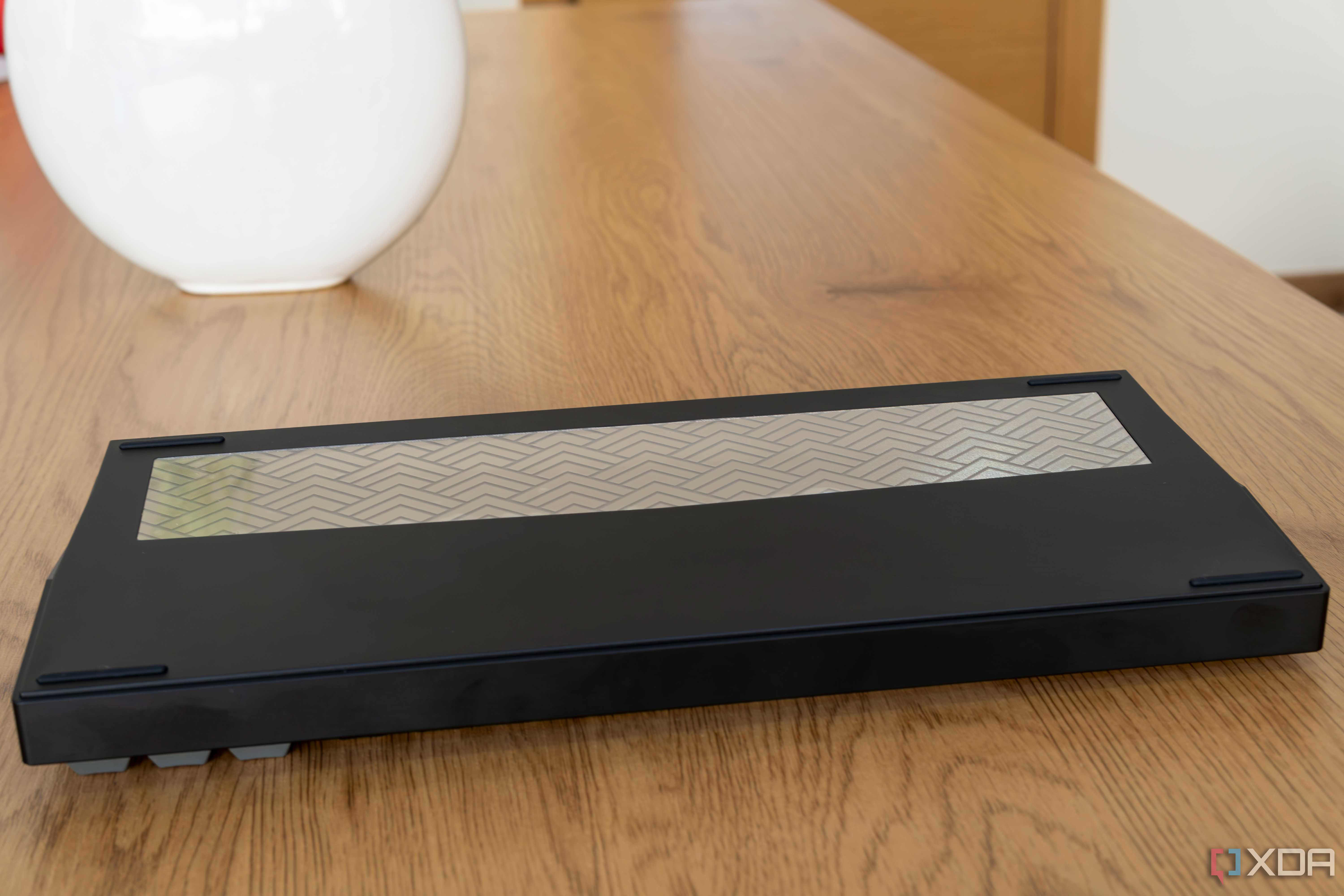 Angled view of the underside of the Lemokey P1 Pro