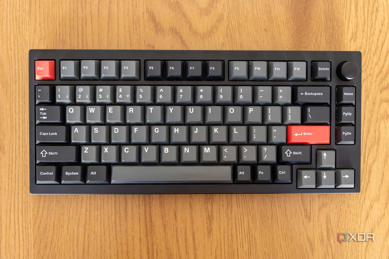 Top-down view of the Lemokey P1 Pro