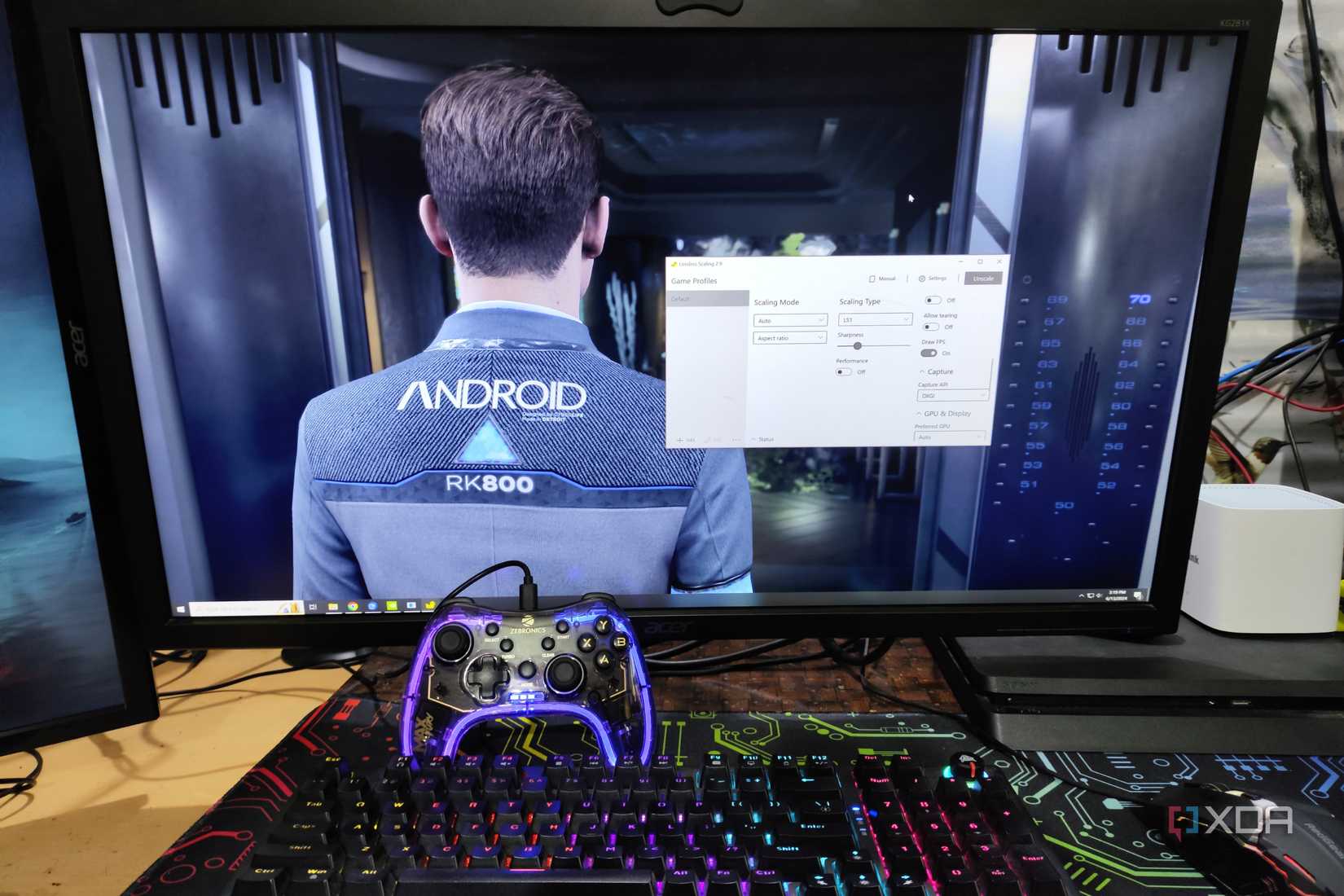 A PC running Detroit: Become Human with the help of Lossless Scaling
