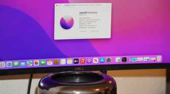The about Mac menu on an upgraded Mac Pro.