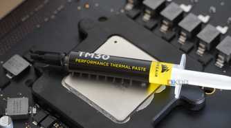 Corsair thermal paste on a Mac Pro.