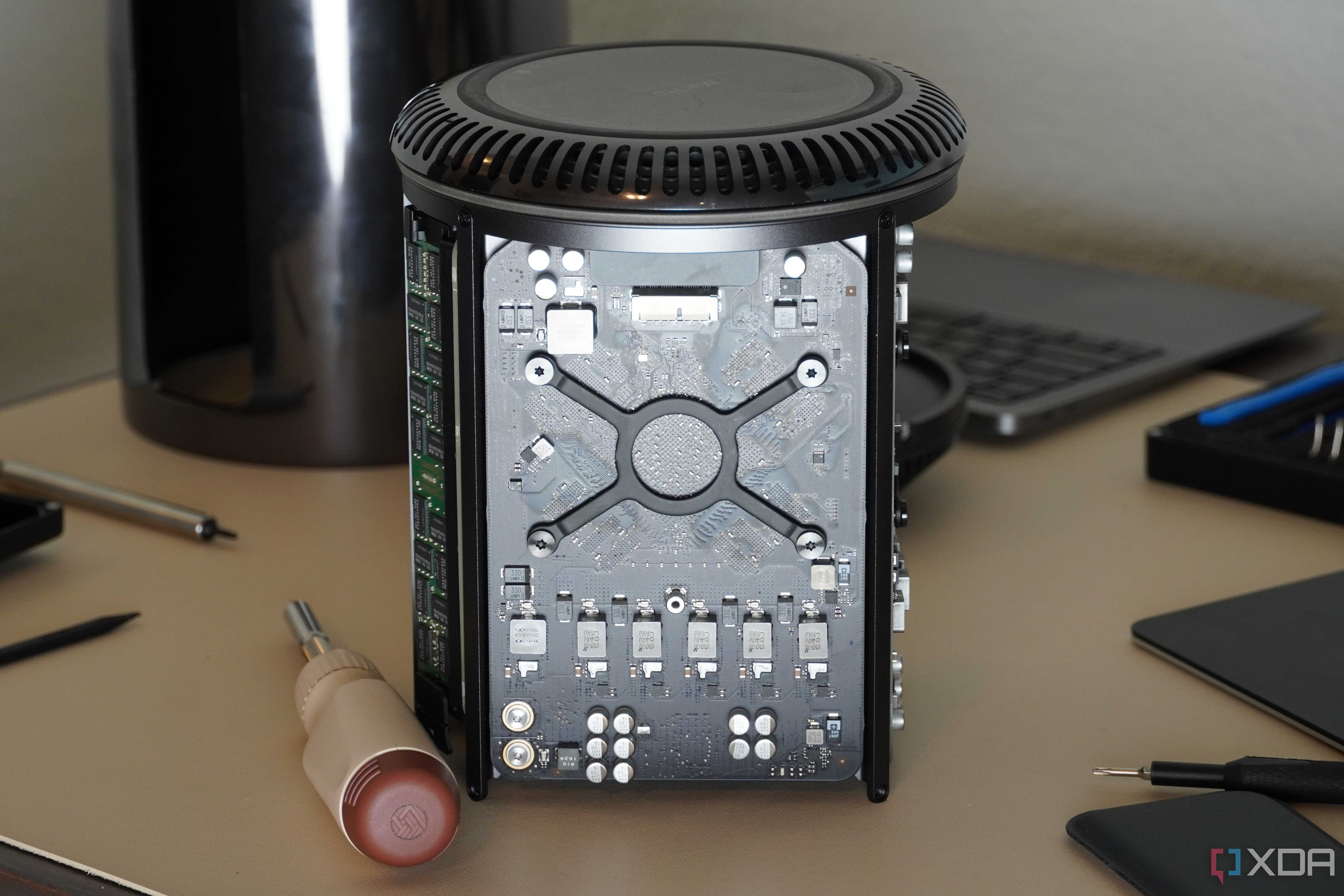 The Mac Pro's GPU.