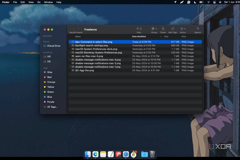 How to select all on Mac
