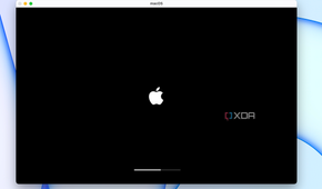Waiting for the macOS Sequoia VM to install.