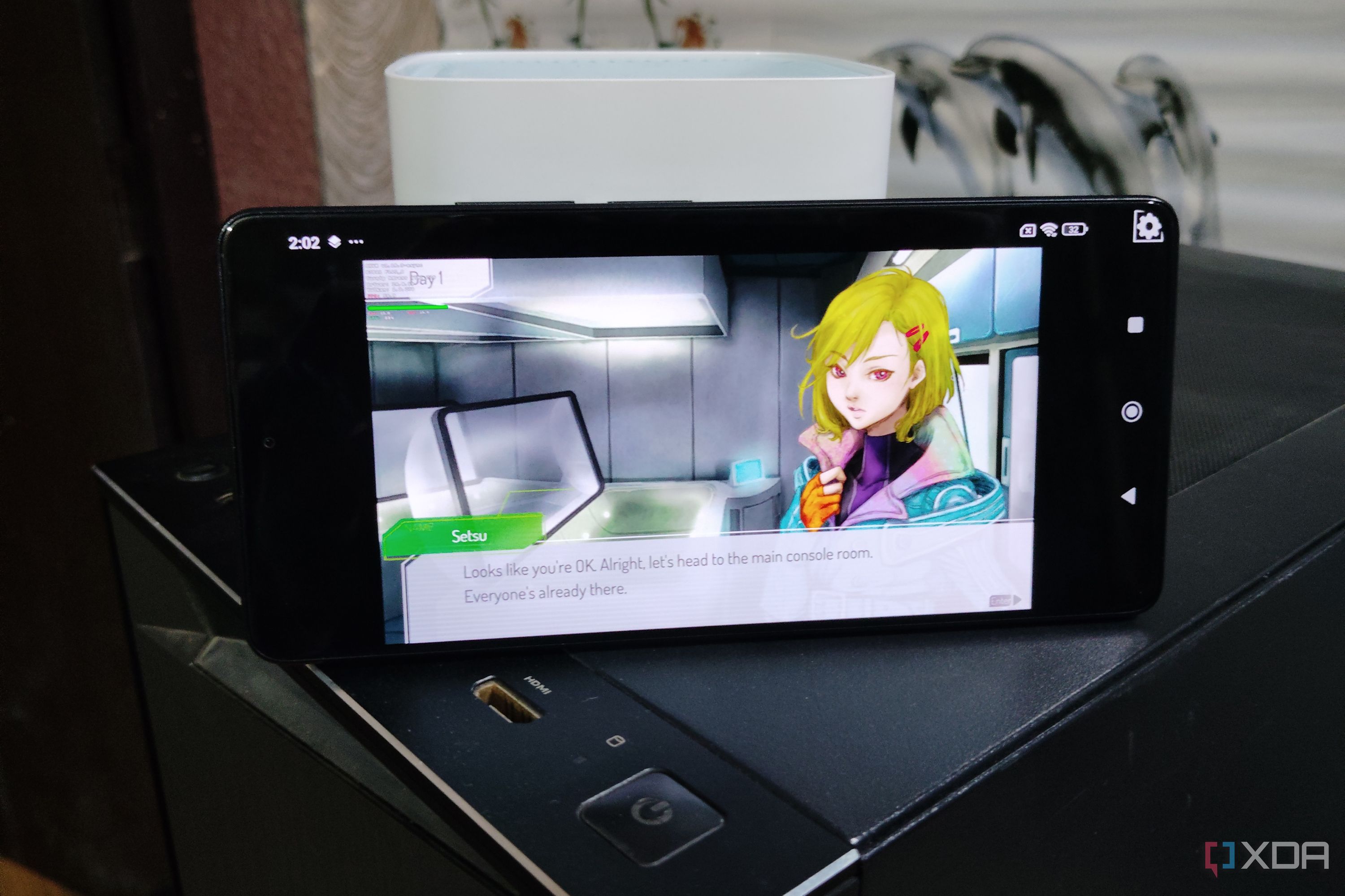 GNOSIA running on a Poco F5 via Mobox