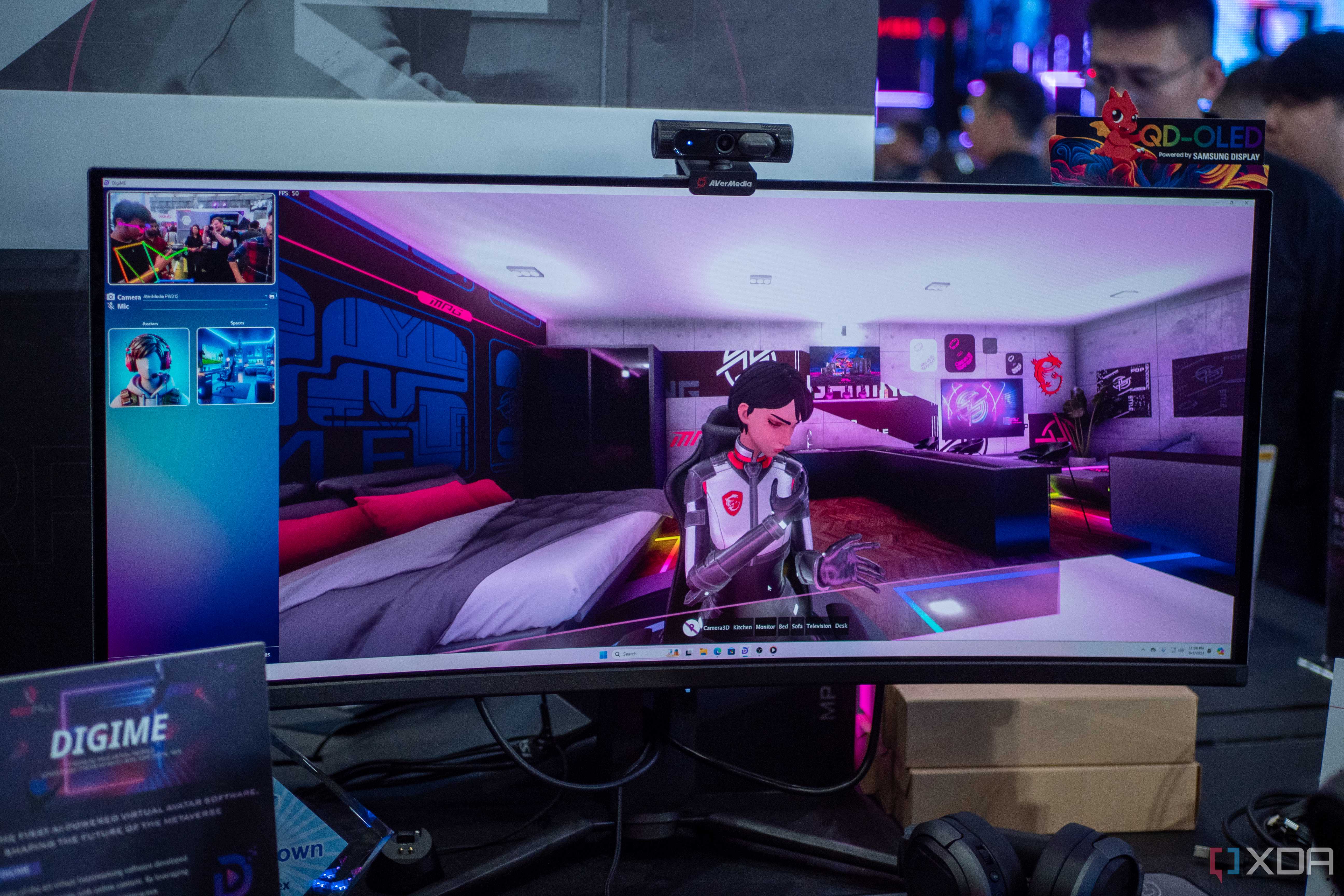 MSI MPG 341CQPX QD-OLED at Computex