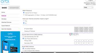 Change DNS on Netgear Orbi router