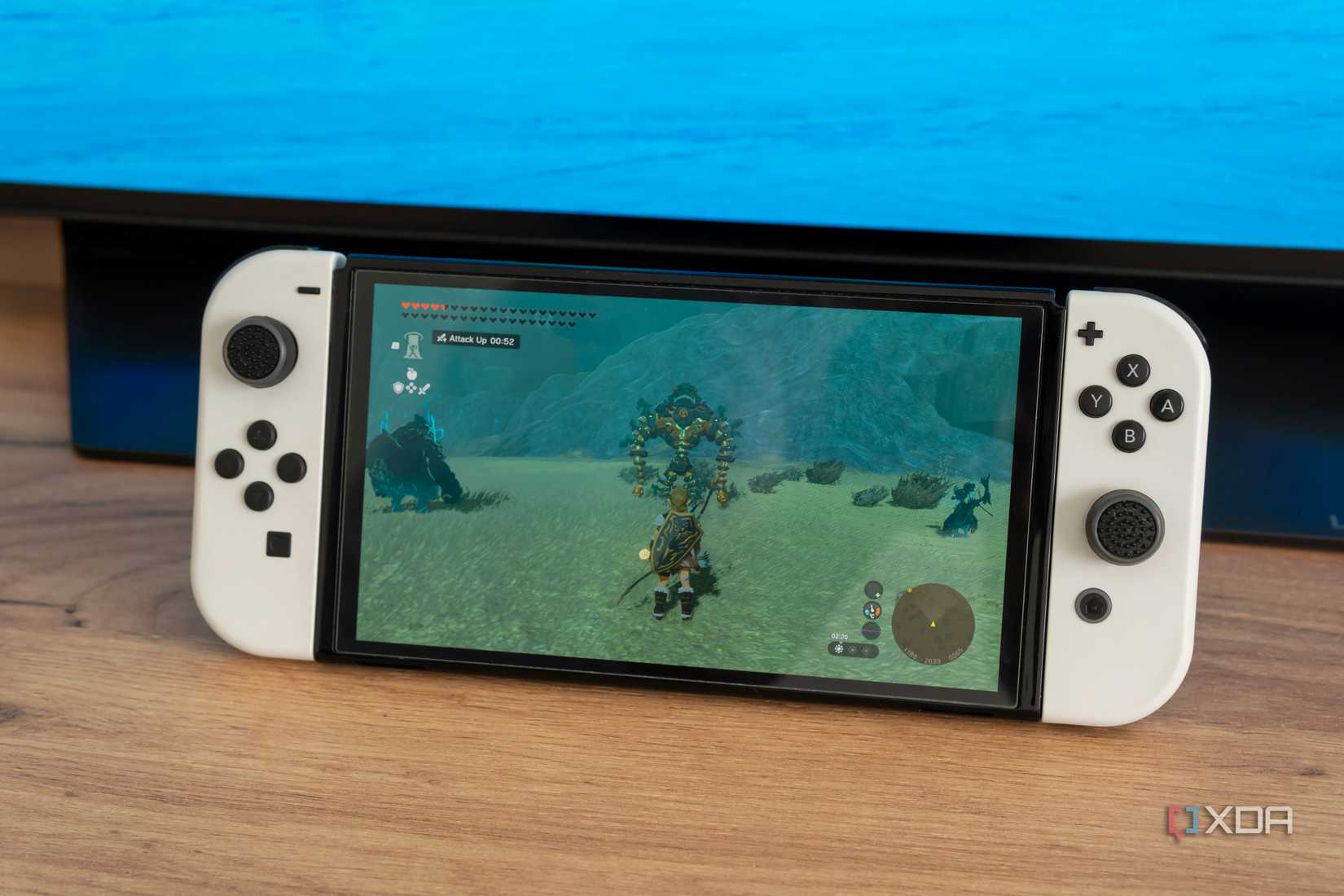 Nintendo Switch displaying The legend of Zelda: Tears of the Kingdom