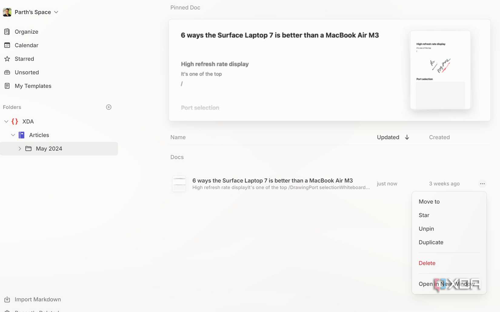 OneNote vs. Craft: Which note-taking app should you use?
