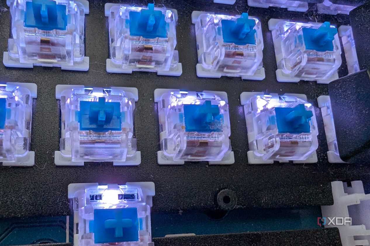 outemu blue switches in marvo keyboard